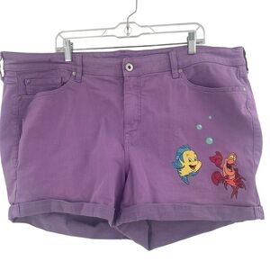 Tori’s Disney Jean Shorts little mermaid size 24